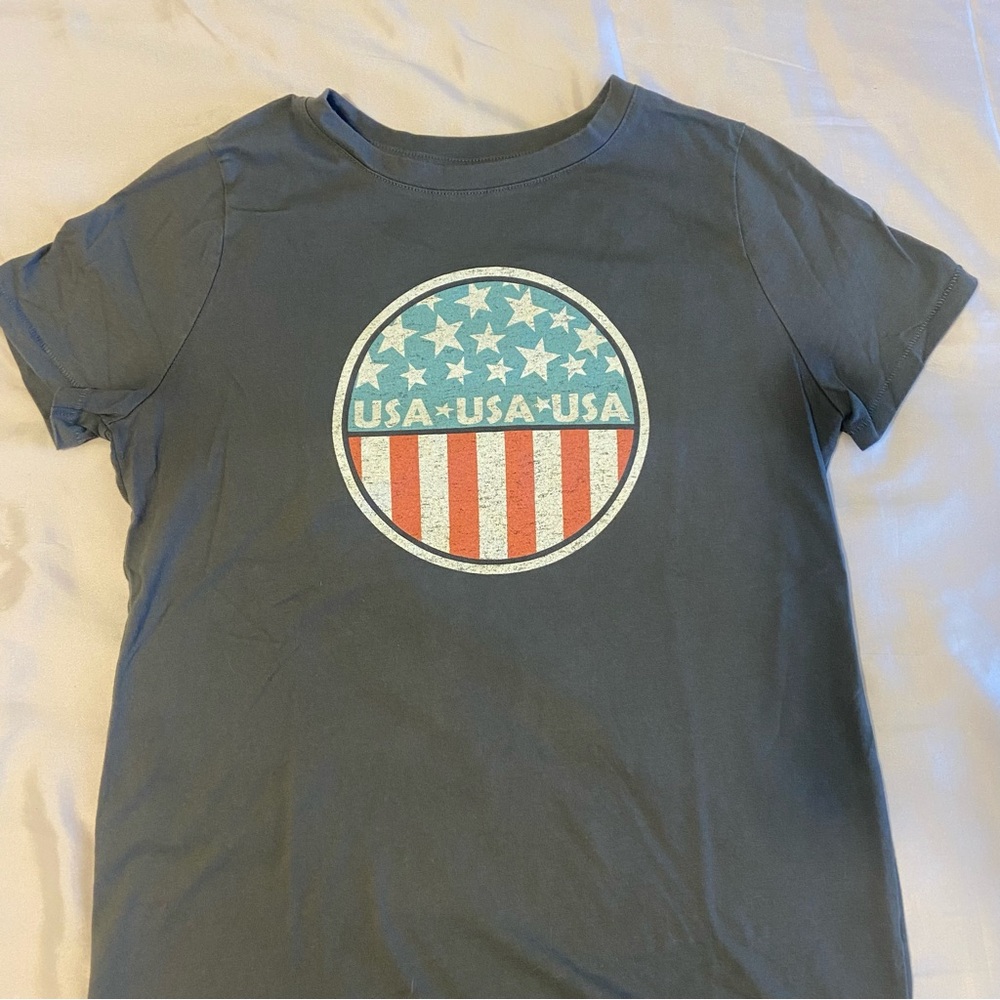 Sonoma Gray USA Graphic Tee Medium